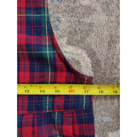 VTG Pinafore LAURA GAYLE DRESS Christmas Womens M Cottagecore Sleeveless - Picture 8 of 11